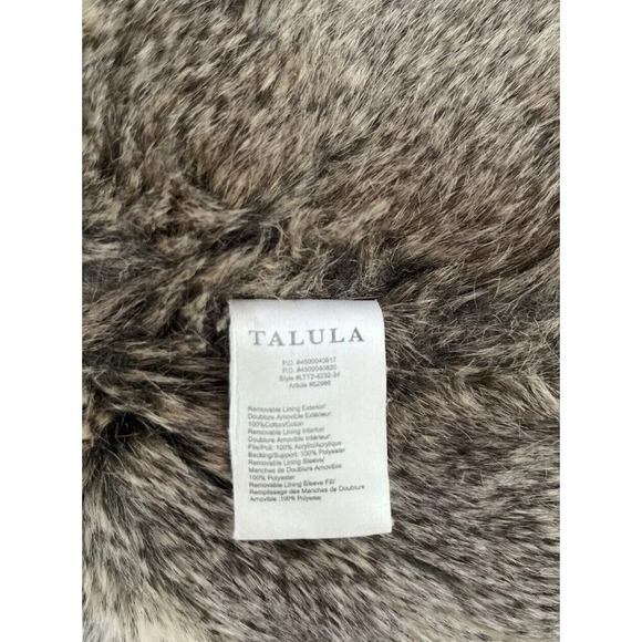 Aritzia Talula Trooper Jacket XS Army Green Faux Fur - Picture 10 of 12